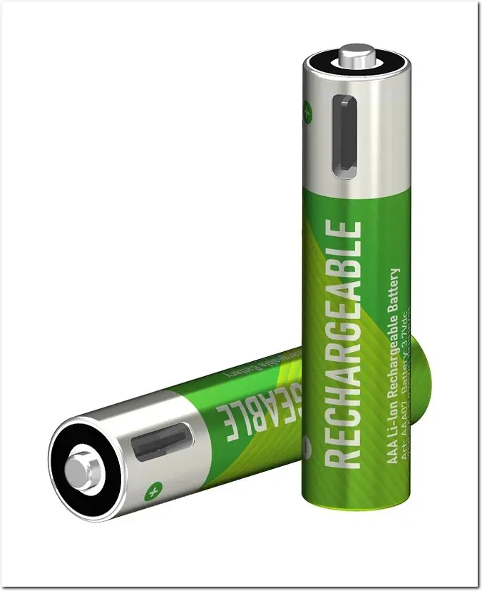 USB 充電式リチウム電池 AAA Li-Ion 03