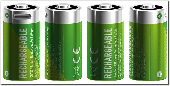 USB 充電式リチウム電池 C Li-Ion 04