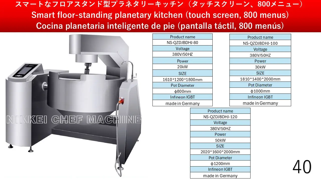 業務用電磁調理器 40